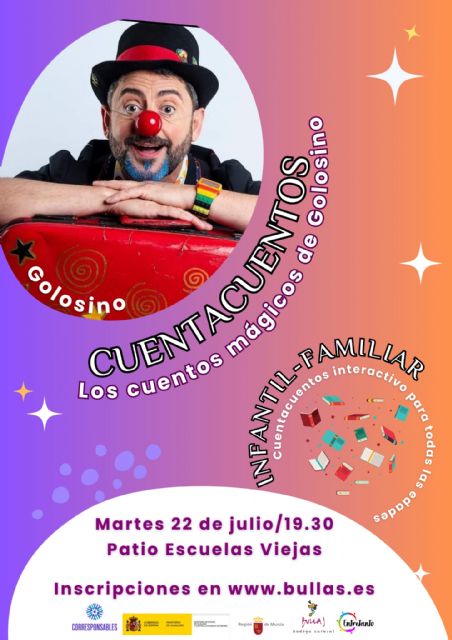 Bullas, un pueblo de cuento: cuentacuentos y títeres para toda la familia este verano - 2, Foto 2