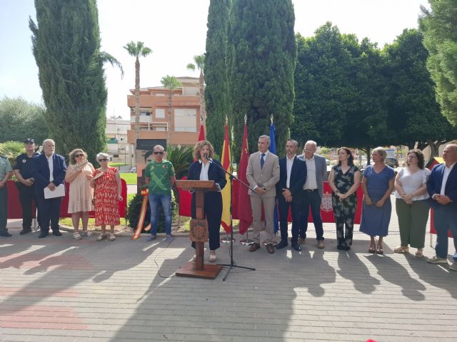 Homenaje de Alcantarilla a Miguel Ángel Blanco en la plaza que lleva su nombre por el 28 aniversario de su asesinato - 1, Foto 1