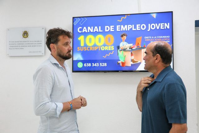 Un total de más de 150 jóvenes encuentran un empleo gracias al canal de WhatsApp 'Empleo Joven Lorca' - 3, Foto 3