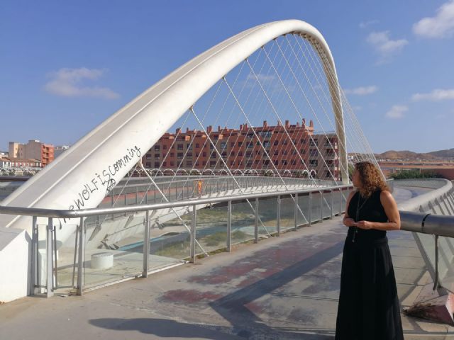 El Ayuntamiento de Lorca presenta al Servicio de Empleo y Formación un proyecto de recuperación y mejora de la Pasarela Alcalde Miguel Navarro - 2, Foto 2