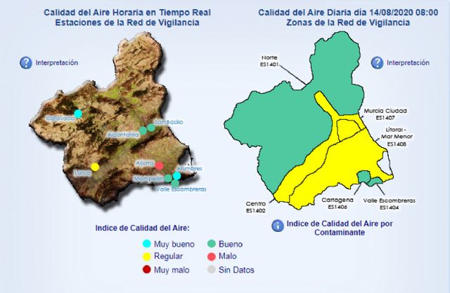 La estación medidora de la Aljorra registra Nivel 1 preventivo por partículas contaminantes - 1, Foto 1