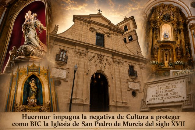 Huermur impugna la negativa de Cultura a proteger como BIC la Iglesia de San Pedro de Murcia del siglo XVII - 4, Foto 4