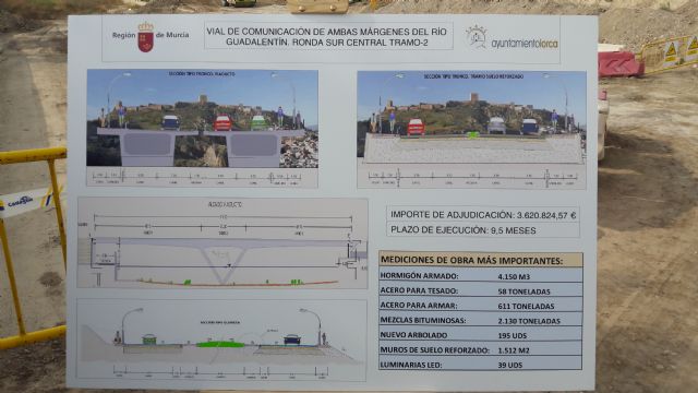 Fulgencio Gil califica la construcción de la ronda central como la obra más importante, ambiciosa y práctica dentro del proceso de recuperación e impulso de nuestra Nueva Lorca - 3, Foto 3