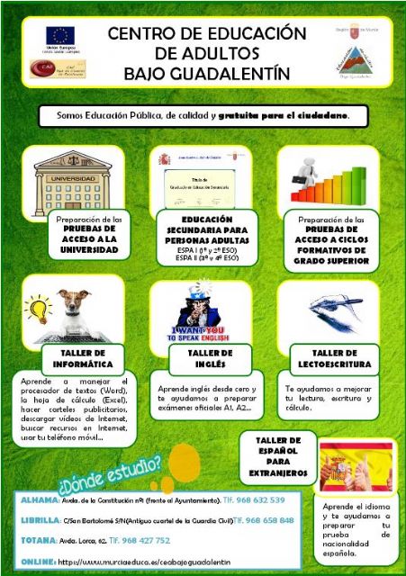 El centro de adultos Bajo Guadalentn inicia un nuevo curso, Foto 1