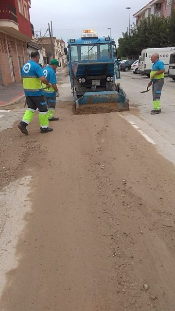 Los servicios municipales se centran en que las pedanías más afectadas vuelvan a la normalidad lo antes posible - 1, Foto 1