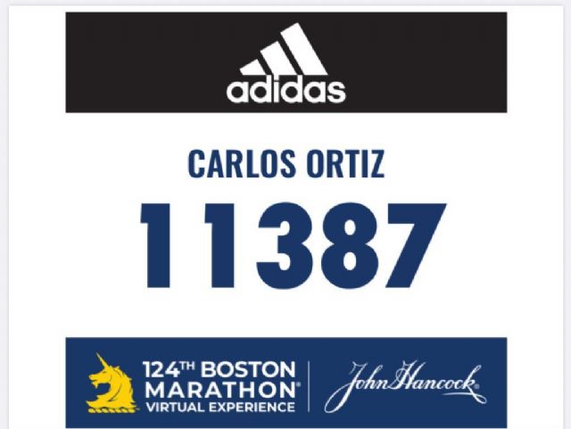 Carlos Ortiz García-Vaso del Club Cuatro Santos Cartagena finaliza la maratón de Boston - 3, Foto 3