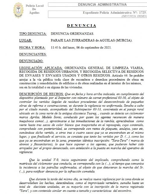 El Ayuntamiento refuerza la vigilancia en las escombreras ilegales - 1, Foto 1