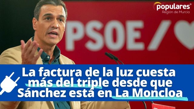 El PP pedirá en el Pleno del próximo que el Gobierno del socialista Pedro Sánchez baje el recibo de la luz - 1, Foto 1