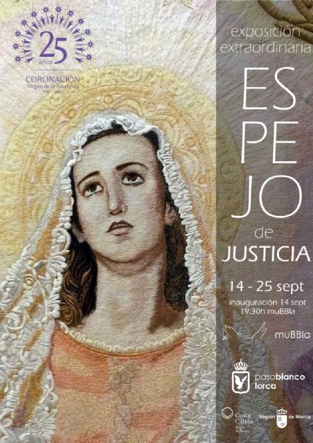 La exposición Espejo de Justicia muestra la imagen de la Virgen de la Amargura en el bordado - 1, Foto 1