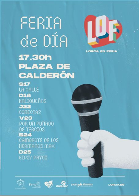 Vuelve la Feria de Día al casco histórico de Lorca con 24 conciertos que se desarrollarán en las plazas de España, Calderón y Arcoiris y la Glorieta de San Vicente - 3, Foto 3