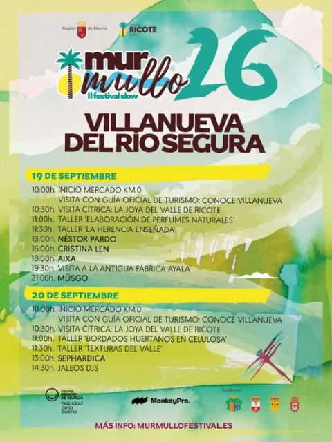Restaurante Jardines de Villanueva se suma al Festival Murmullo del Valle de Ricote con una propuesta gastron�mica ligada al territorio