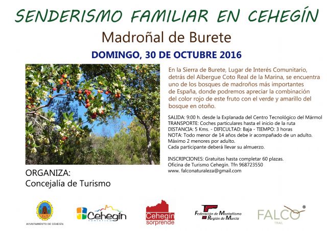 El Madroñal de Burete, destino este mes de octubre de las rutas de Senderismo Familiar - 1, Foto 1