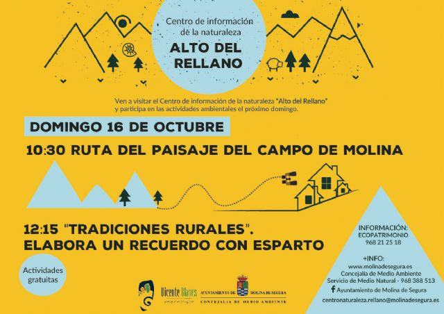 El Centro de Información de la Naturaleza Alto del Rellano abre este domingo 16 de octubre de 10:00 a 14:00 horas - 1, Foto 1