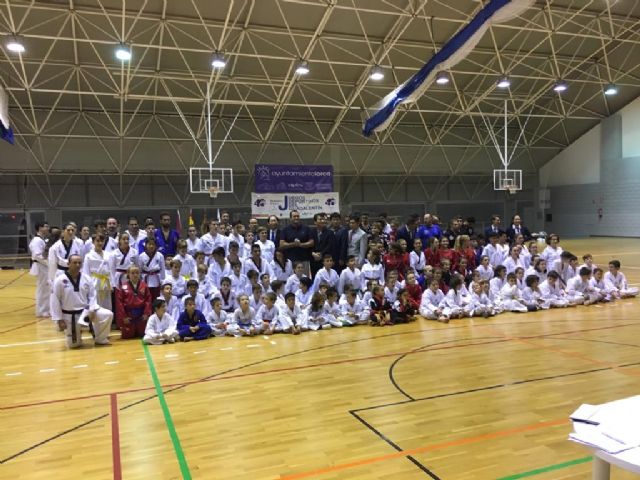 150 luchadores participan en la exhibición de taekwondo de los Juegos Deportivos del Guadalentín - 1, Foto 1