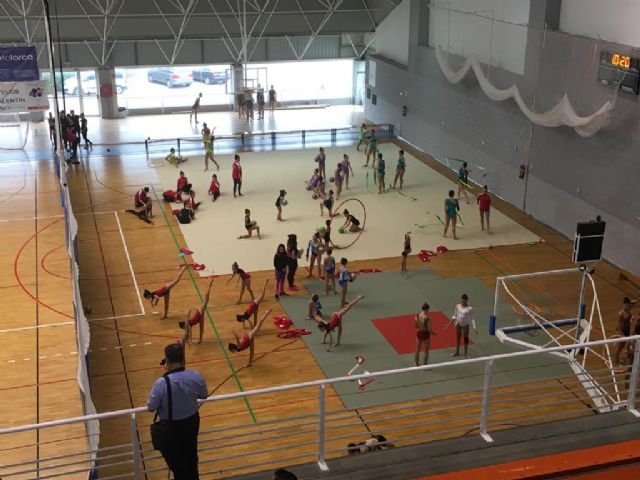 Cien gimnastas despiden los Juegos del Guadalentín con una exhibición de gimnasia rítmica y estética - 3, Foto 3
