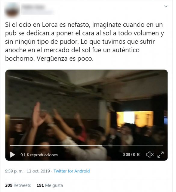 IU-Verdes e Izquierda Joven Lorca piden explicaciones por la difusión del ´Cara al Sol´ por la megafonía del Mercado del Sol - 1, Foto 1