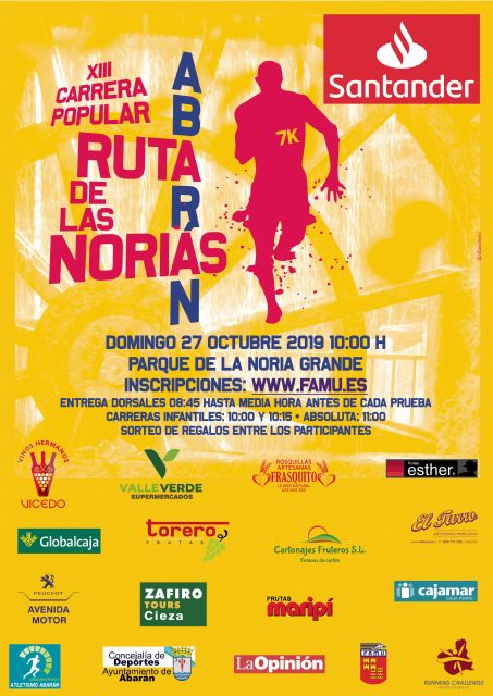 Este jueves, presentación de la XIII Carrera Popular Ruta de las Norias - 1, Foto 1