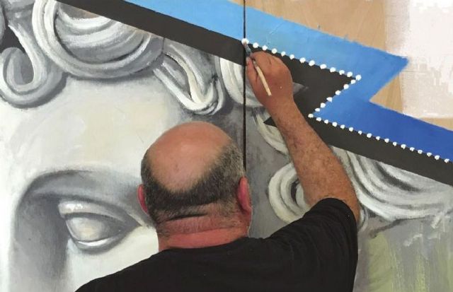 El Museo del Teatro Romano de Cartagena acoge la exposición temporal ´Eikon´, del artista cartagenero Kraser - 1, Foto 1