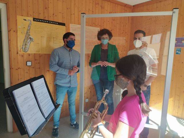 El Ayuntamiento acondiciona la Escuela de Música de Puerto Lumbreras, que comienza con todos los protocolos de seguridad frente al COVID-19 - 2, Foto 2