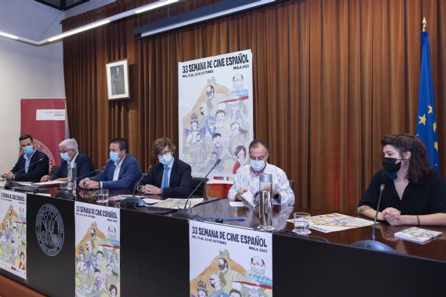 La XXXIII Semana de Cine español de Mula y el XXVIII Certamen Nacional de Cortos se presentan en el Rectorado de la UMU - 1, Foto 1