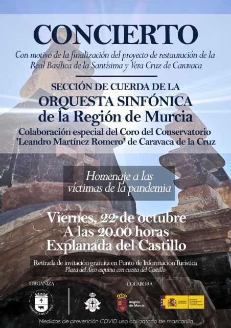 Un concierto de la Orquesta Sinfónica de la Región de Murcia organizado por el Ayuntamiento de Caravaca conmemora la restauración de la Basílica - 2, Foto 2