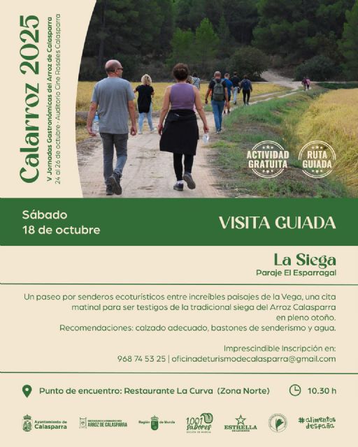 Visita y ruta guiada la siega  paraje del esparragal - 1, Foto 1