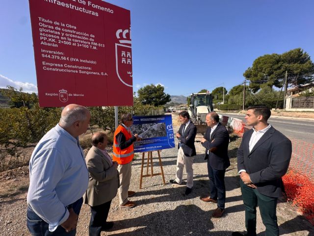 El Gobierno regional inicia la construcción de dos glorietas que mejorarán la seguridad del principal acceso a Abarán desde la autovía - 1, Foto 1