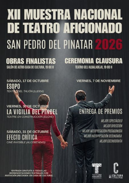 La XII Muestra Nacional de Teatro Aficionado regresa con tres obras finalistas y una gala de clausura - 2, Foto 2