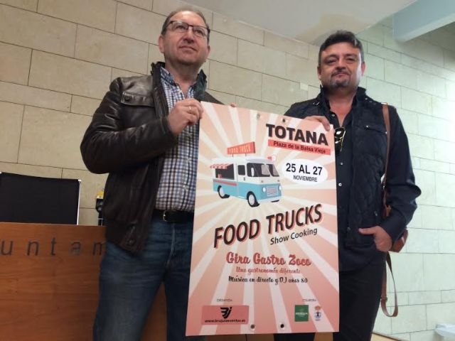 La plaza de la Balsa Vieja de Totana acoge del 25 al 27 de noviembre el festival de vehículos de comida callejera Food Trucks, Foto 2