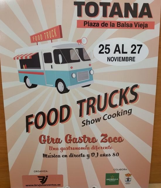 La plaza de la Balsa Vieja de Totana acoge del 25 al 27 de noviembre el festival de vehículos de comida callejera Food Trucks, Foto 4