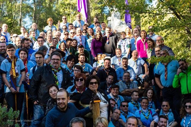 La escultura de El Durmiente, símbolo del escultismo murciano, vuelve a Sierra Espuña de la mano del escultor aguileño Mario Fernández - 2, Foto 2