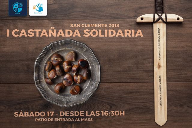 El colectivo 'Jóvenes Azules' organiza este sábado su I Castañada Solidaria a beneficio de la asociación Down Lorca - 1, Foto 1