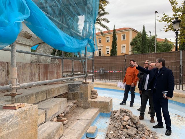 Los trabajos de restauración del monumento al Conde de Floridablanca concluirán antes de que acabe el año - 4, Foto 4