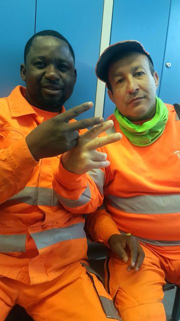 Basurero que pone rostros a la migración - 1, Foto 1