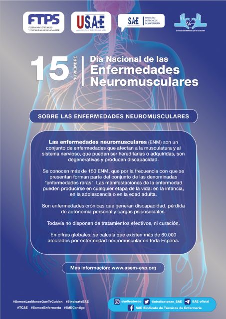 Más de 60.000 españoles sufre alguna enfermedad neuromuscualar - 1, Foto 1