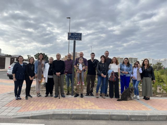 El poeta Pedro Javier Martínez da nombre a una calle de Águilas - 1, Foto 1