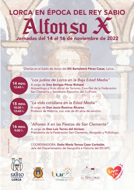 Las Jornadas Lorca en época del Rey Sabio abordarán la figura de Alfonso X y su legado - 4, Foto 4