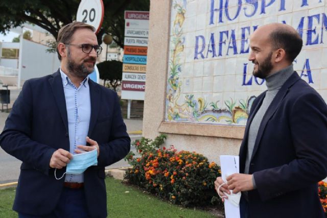 El alcalde de Lorca solicita la ampliación del Hospital Rafael Méndez o la construcción de un nuevo centro hospitalario y un incremento del personal sanitario en el Área III - 1, Foto 1