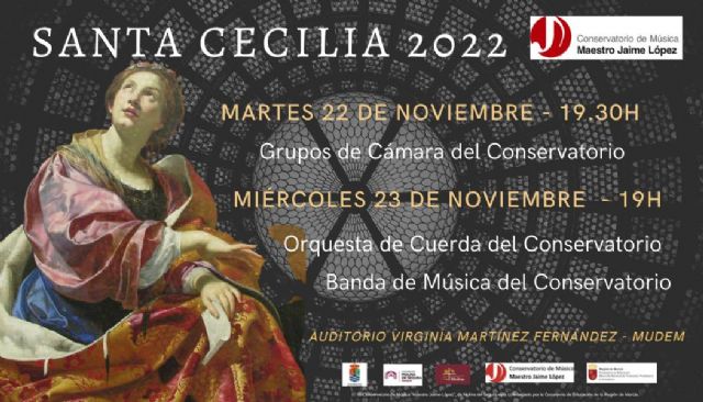 El Conservatorio Profesional de Música Maestro Jaime López de Molina de Segura ofrece varias actividades en honor a Santa Cecilia, patrona de la música, los días 22 y 23 de noviembre - 1, Foto 1