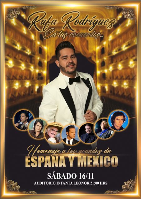 “En tus recuerdos” Rafa Rodríguez llega a Tenerife, España con su Homenaje a los Grandes - 2, Foto 2