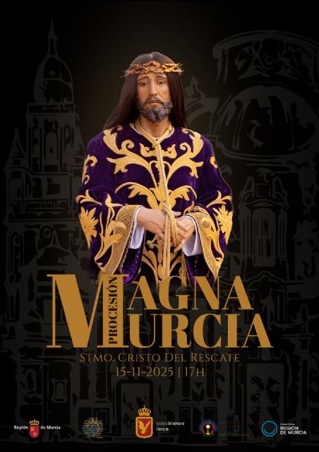 El Paso Blanco vive en Murcia una jornada histórica en torno al Santísimo Cristo del Rescate y deslumbra con la exposición Hilos de Fe - 3, Foto 3