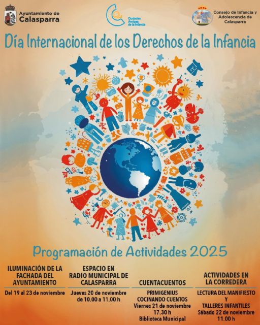 Calasparra celebra el Día Internacional de los Derechos de la Infancia con una completa programación de actividades - 1, Foto 1
