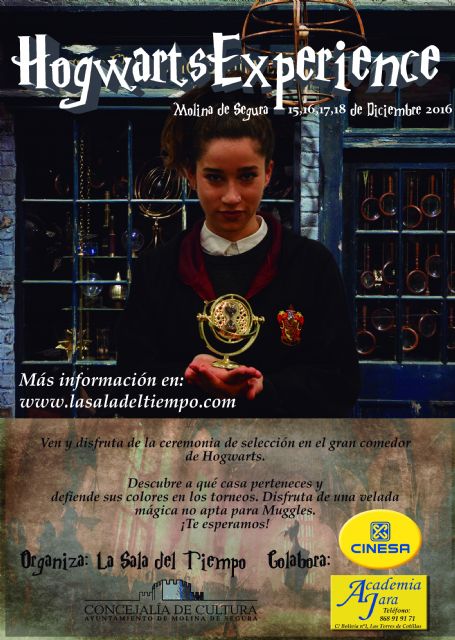 HOGWARTS EXPERIENCE llega a la Sala de Exposiciones La Cárcel de Molina de Segura del 15 al 18 de diciembre - 1, Foto 1