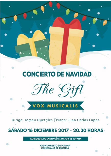 Vox Musicalis ofrecerá el programa navideño The Giftel próximo sábado en la Parroquia de Santiago, Foto 1