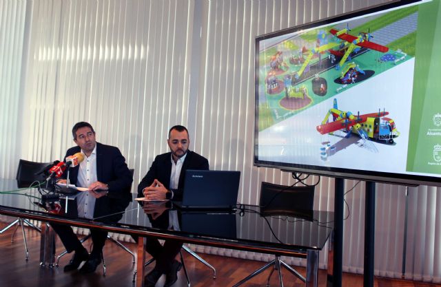 Un anfiteatro con los arcos del acueducto como fondo en las nuevas zonas de cultura y ocio junto al Museo de la Huerta de Alcantarilla - 5, Foto 5