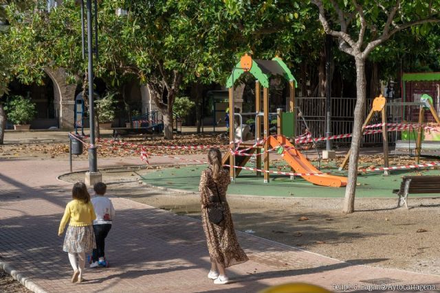 Los parques infantiles del municipio de Cartagena vuelven este martes a la normalidad - 1, Foto 1