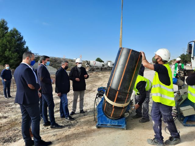 Avanzan las obras del nuevo sistema de conducción y bombeo de aguas residuales en Alcantarilla - 3, Foto 3