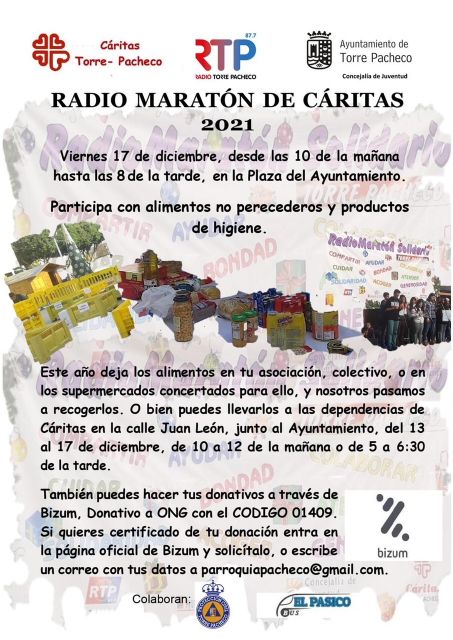 Radio Maratón a beneficio de Cáritas Torre Pacheco - 1, Foto 1