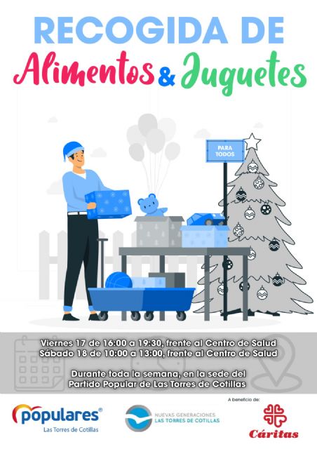 Campaña navideña para recogida de alimentos y juguetes los próximos días 17 y 18 de diciembre - 1, Foto 1
