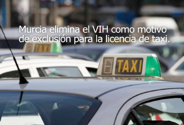 Murcia elimina el VIH como motivo de exclusión para la licencia de taxi - 1, Foto 1